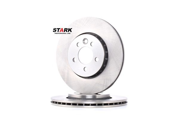 STARK SKBD-0022106: Brzdový kotúč predna naprava, Ø: 283,7mm, vetraný, Liatina, Ø: 283,7mm, nepotiahnutý, bez skrutiek