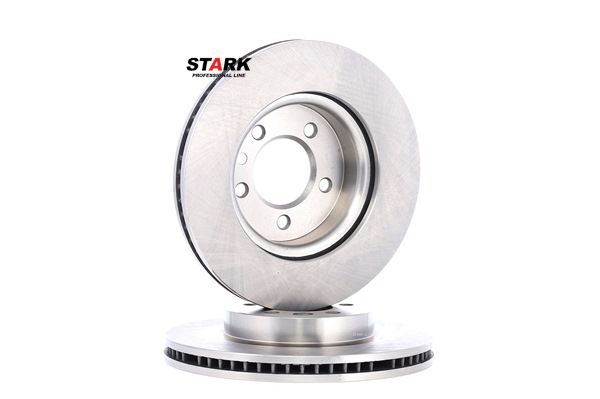 STARK SKBD-0022160: Bremsscheibe Vorderachse, Ø: 317mm, Belüftet, Gusseisen, Ø: 317mm, unbeschichtet, ohne Schrauben