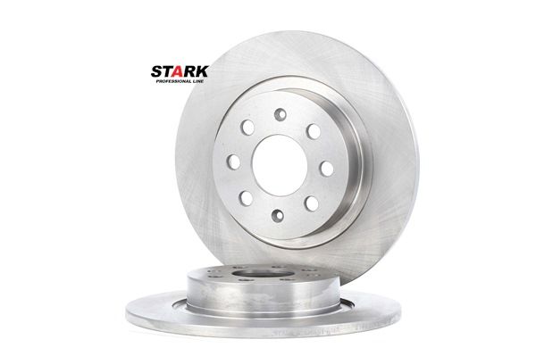 STARK SKBD-0022105: Disc de frână puntea spate, Ř: 263,9mm, plin, Fonta, Ř: 263,9mm, netratat, fara suruburi