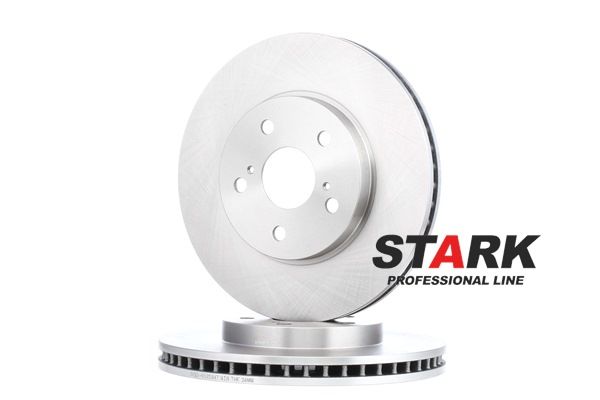 STARK SKBD-0022347: Brzdový kotúč predna naprava, Ø: 296mm, vetraný, Liatina, Ø: 296mm, nepotiahnutý, bez skrutiek