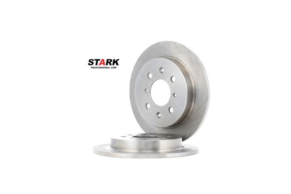 STARK SKBD-0022292: Disco de freno Eje trasero, Ø: 238,8mm, macizo, Hierro fundido, Ø: 238,8mm, sin recubrimiento, sin tornillos