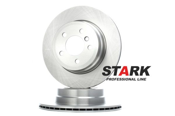 STARK SKBD-0022307: Disco de freno Eje trasero, Ø: 319,7mm, ventilado, Hierro fundido, Ø: 319,7mm, sin recubrimiento, sin tornillos