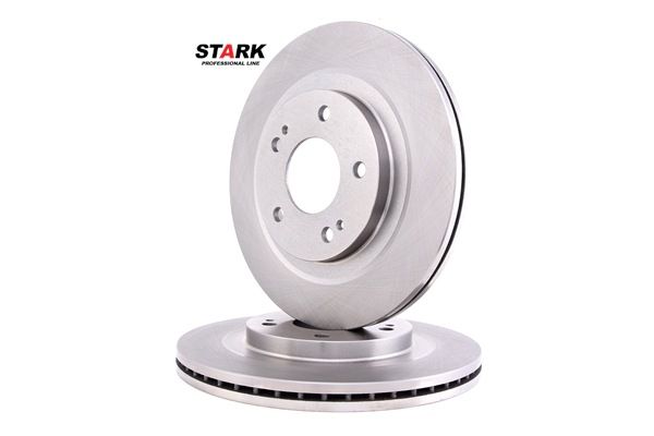 STARK SKBD-0022275: Disco de freno Eje delantero, Ø: 285mm, ventilado, Fundición gris, Ø: 285mm, sin recubrimiento, sin tornillos