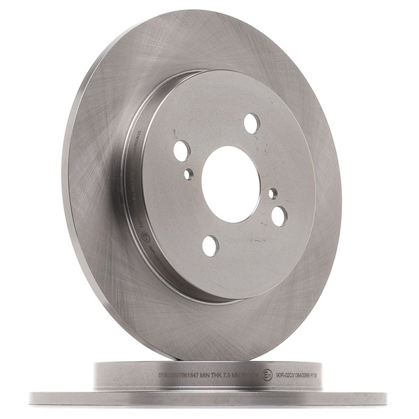 STARK SKBD-0022017: Bremsscheibe Hinterachse, Ø: 259mm, voll, Gusseisen, Ø: 259mm, unbeschichtet, ohne Schrauben