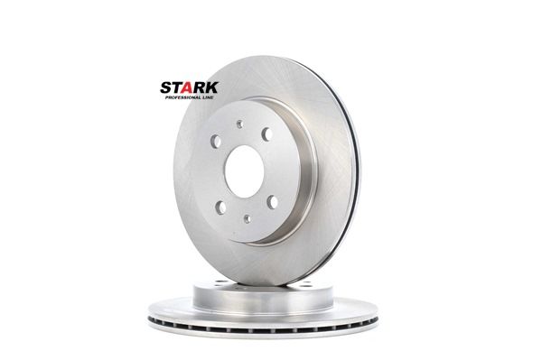STARK SKBD-0022267: Brzdový kotouč přední osa, R: 246mm, větráno, Litina, R: 246mm, nepotažený (bez vrstvy), bez šroubu