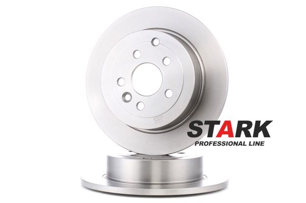 STARK SKBD-0022449: Disque de frein Essieu arrière, Ø: 302mm, plein, Fonte, Ø: 302mm, nu/non protégé/non plastifié, sans vis/boulons