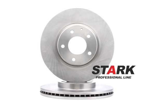 STARK SKBD-0022352: Disc de frână punte fata, Ř: 296mm, ventilat, Fonta, Ř: 296mm, netratat, fara suruburi