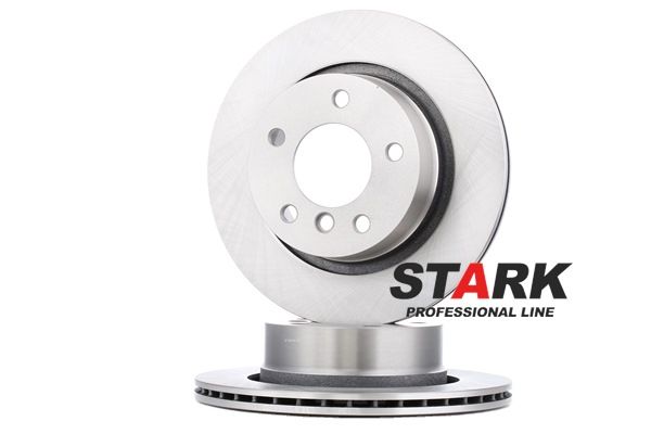 STARK SKBD-0022418: Disco de freno Eje trasero, Ø: 239,8mm, ventilado, Hierro fundido, Ø: 239,8mm, sin recubrimiento, sin tornillos