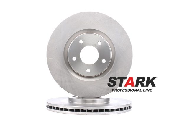 STARK SKBD-0022346: Disco de freno Eje delantero, Ø: 320mm, ventilado, Hierro fundido, Ø: 320mm, sin recubrimiento, sin tornillos