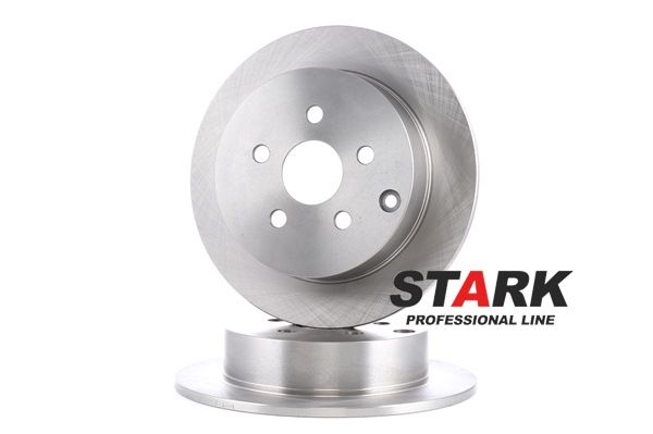 STARK SKBD-0022055: Brzdový kotouč Zadní náprava, R: 269mm, plný, Litina, R: 269mm, nepotažený (bez vrstvy), bez šroubu