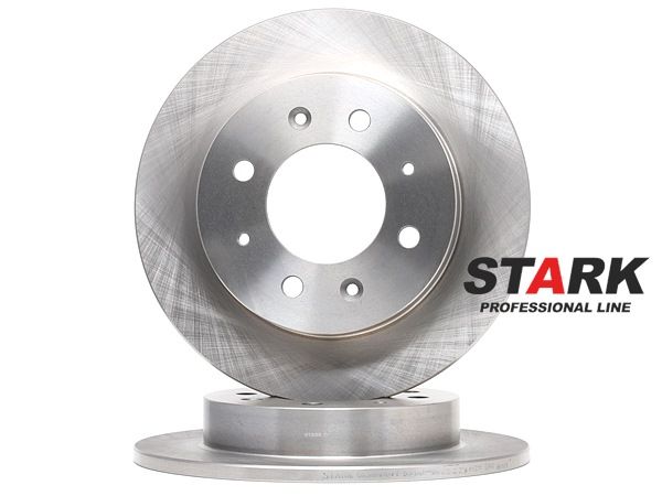 STARK SKBD-0022229: Disc de frână puntea spate, Ř: 258mm, plin, Fonta, Ř: 258mm, netratat, fara suruburi