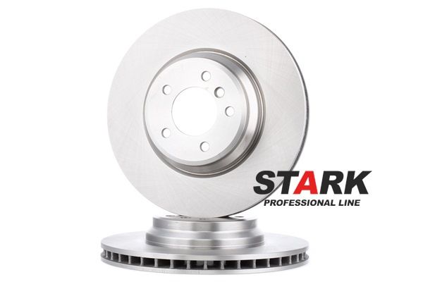 STARK SKBD-0020371: Disc de frână punte fata, Ř: 348mm, ventilat, Fonta, Ř: 348mm, netratat, fara suruburi