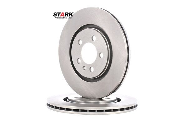 STARK SKBD-0022102: Stabdžių diskas priekinė ašis, Ø: 280mm, ventiliuojama, ketus, Ø: 280mm, nedengtas, be varžtų