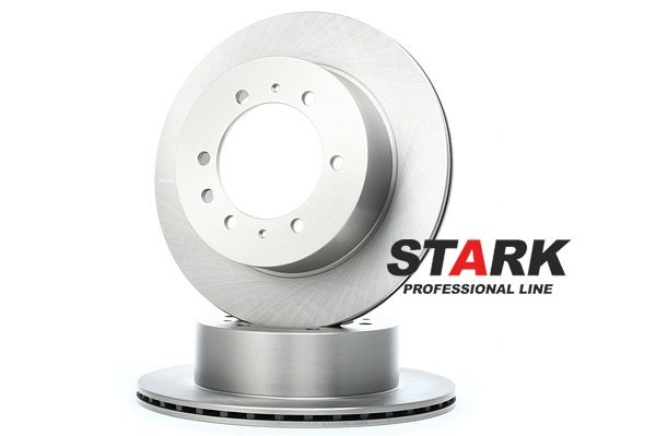 STARK SKBD-0022116: Disco de freno Eje trasero, Ø: 316mm, ventilado, Hierro fundido, Ø: 316mm, sin recubrimiento, sin tornillos