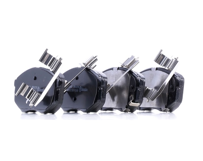 BREMBO P 30 055: Piduriklotsid PRIME LINE koos lisadega, koos stopperrõngaga, koos kokkusurumisvastase plekiga