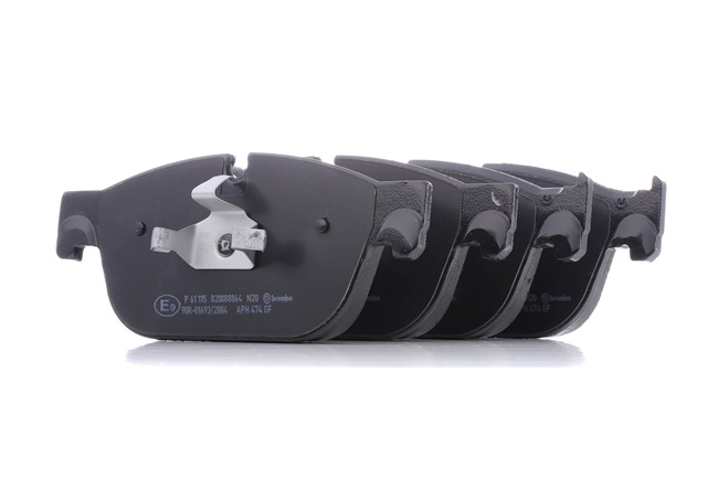 BREMBO P 61 115: Piduriklotsid PRIME LINE koos lisadega, koos stopperrõngaga, koos kokkusurumisvastase plekiga