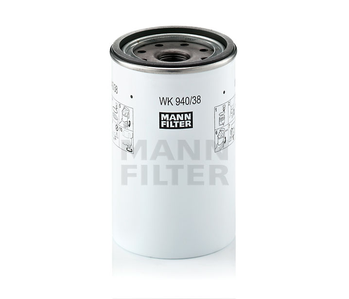 MANN-FILTER WK 940/38 x: Filtr paliwa z uszczelnieniem