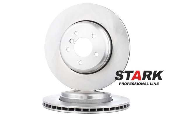 STARK SKBD-0022281: Stabdžių diskas galinė ašis, Ø: 345mm, dviejų dalių stabdžių diskas, ketus, Ø: 345mm, nedengtas, be varžtų