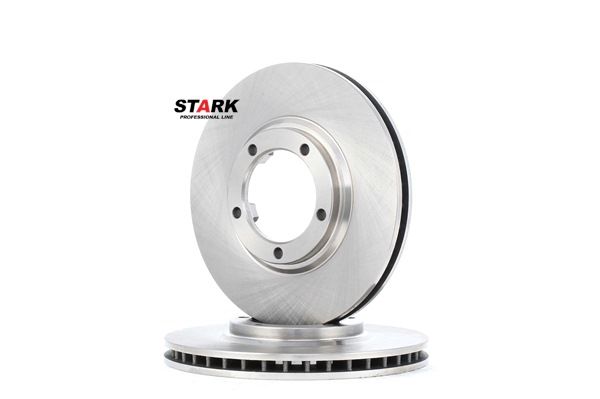 STARK SKBD-0022451: Disc de frână punte fata, Ř: 254mm, ventilat, Fonta, Ř: 254mm, netratat, fara suruburi
