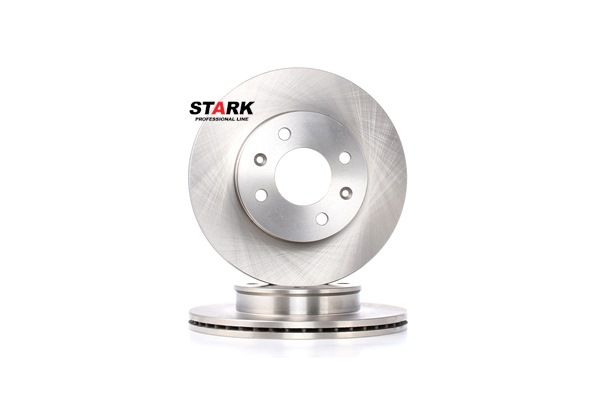 STARK SKBD-0022128: Bromsskiva framaxel, Ø: 240,8mm, ventilerad, Gjutjärn, Ø: 240,8mm, obeskiktad, utan skruvar