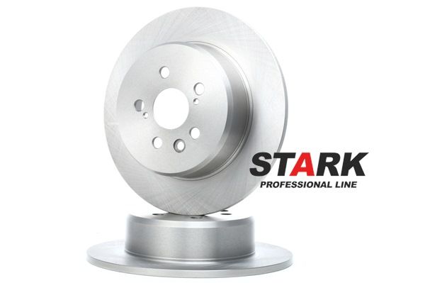 STARK SKBD-0022171: Bremsscheibe Hinterachse, Ø: 288mm, voll, Gusseisen, Ø: 288mm, unbeschichtet, ohne Schrauben