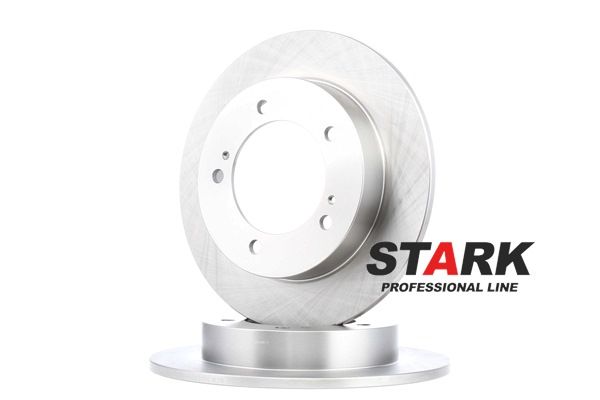 STARK SKBD-0022190: Remschijf Vooras, Ø: 289,5mm, volledig, Gietijzer, Ø: 289,5mm, Geen coating, Zonder schroeven