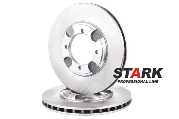 STARK SKBD-0022216: Disc de frână punte fata, Ř: 257mm, ventilat, Fonta, Ř: 257mm, netratat, fara suruburi