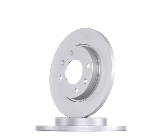 BOSCH 0 986 479 B55: Disco de freno Ø: 247mm, macizo, Ø: 247mm, revestido, con tornillos