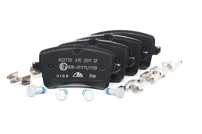 ATE 13.0460-2770.2: Juego de pastillas de freno con accesorios, con tornillos pinza freno