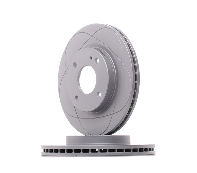 ATE 24.0323-0113.1: Disco de freno Ø: 258,0mm, ventilado, Ø: 258,0mm, revestido, PowerDisc