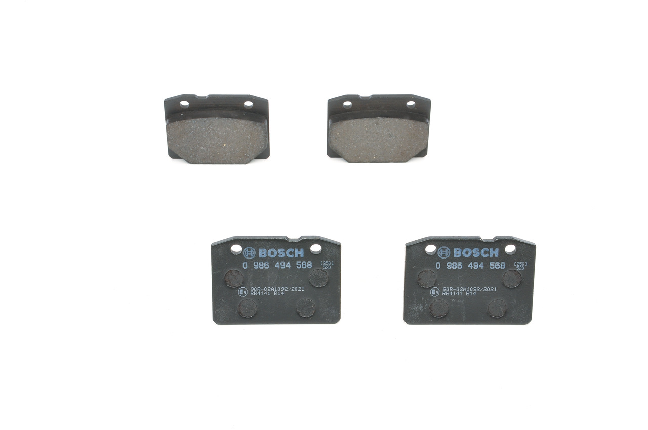 BOSCH 0 986 494 568: Bremsbeläge mit Montageanleitung