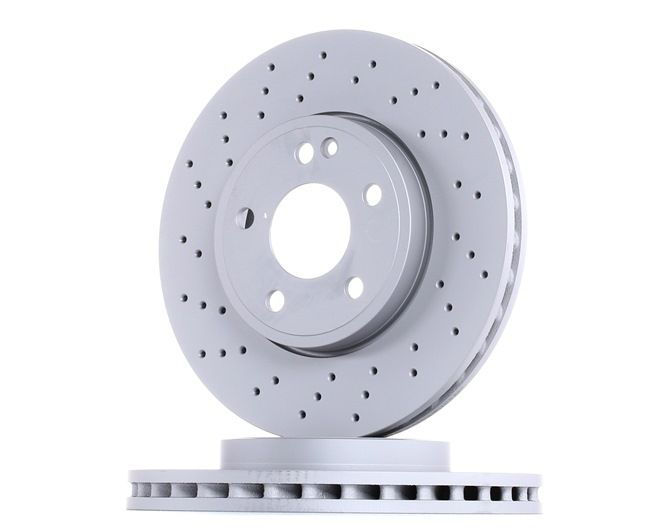ATE 24.0128-0262.1: Bremsscheibe Ø: 295,0mm, gelocht/innenbel., Ø: 295,0mm, beschichtet, mit Schrauben