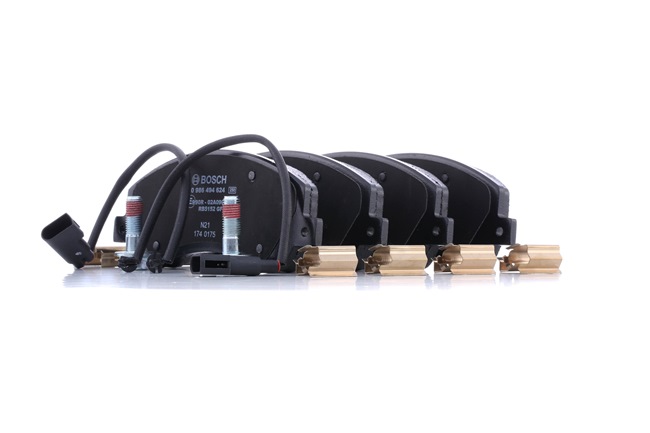 BOSCH 0 986 494 624 Τακάκια φρένων VW Amarok Φορτηγό πλατφόρμα / Σασσί (S1B, S6B, S7B) 163 PS Πετρέλαιο κόστος