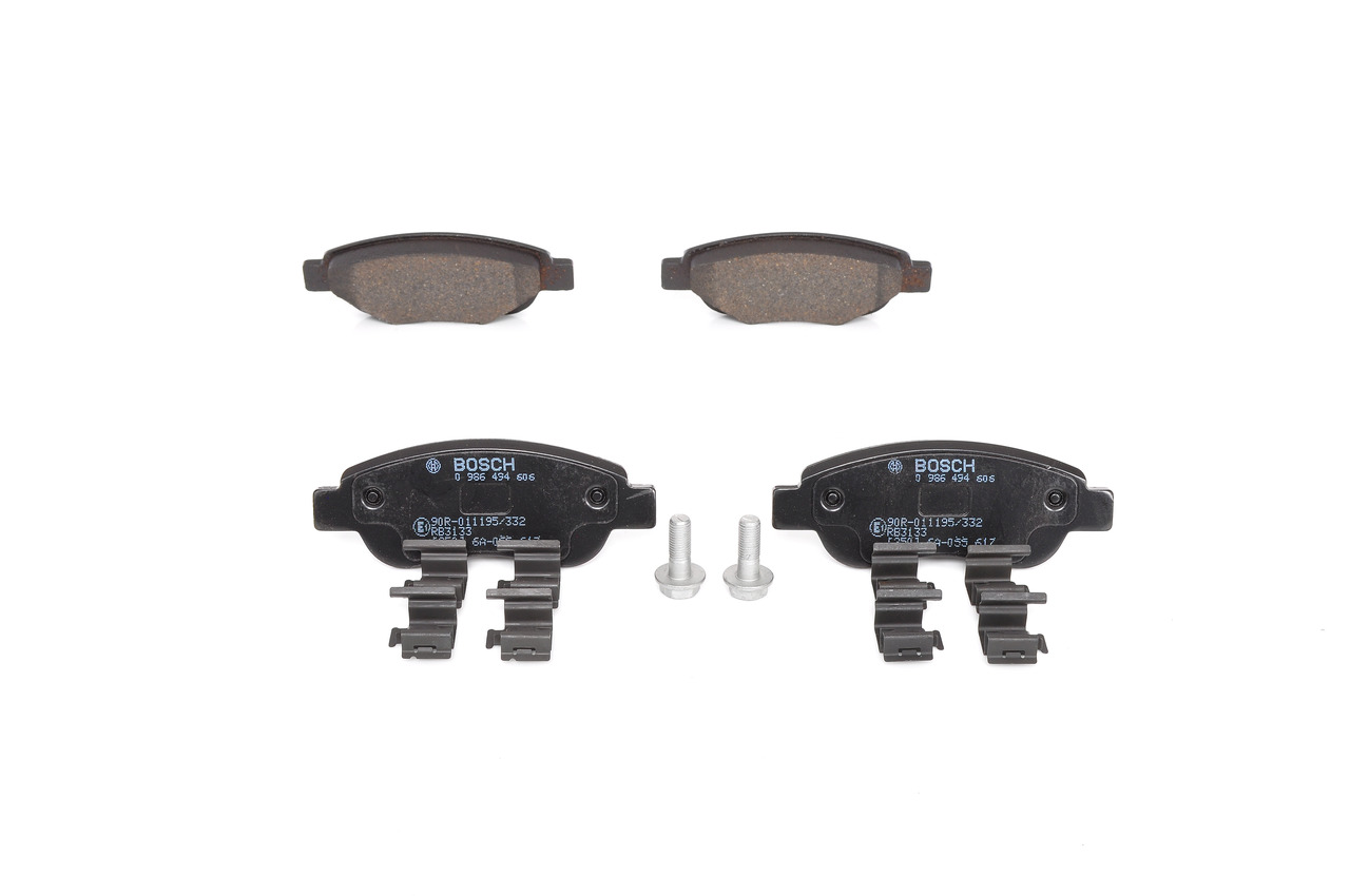 BOSCH 0 986 494 606 Τακάκια φρένων CITROЁN C1 II (PA_, PS_) 69 PS Βενζίνη κόστος