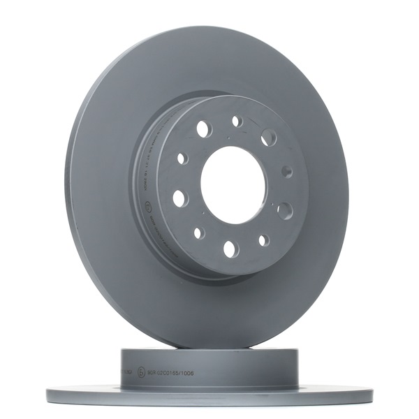 ATE 24.0110-0378.1: Bremsscheibe Ø: 251,0mm, voll, Ø: 251,0mm, beschichtet