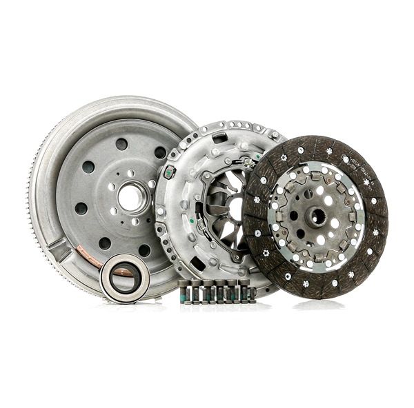 LuK 600 0198 00: Kit ambreiaj fara bucsa de ghidaj, cu rulment presiune, cu volanta, cu set suruburi, Pt. montaj necesita scula speciala, Volant cu masa dubla fara disc de frecare BR 0241