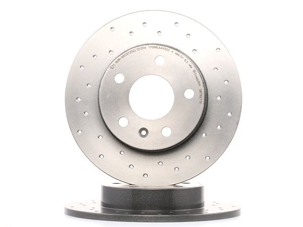 BREMBO XTRA LINE 08.7627.1X Remschijf OPEL Zafira A (T98) 86 Pk Diesel kosten