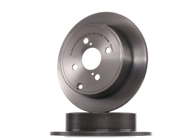 BREMBO 08.A331.11: Brzdový kotúč Ø: 258mm, plný, Ø: 258mm, potiahnutá COATED DISC LINE