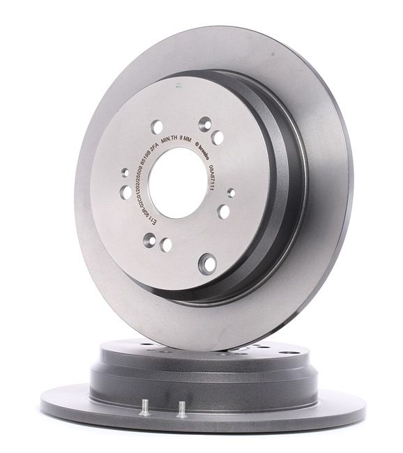 BREMBO 08.A871.11: Brzdový kotúč Ø: 302mm, plný, Ø: 302mm, potiahnutá, so skrutkami COATED DISC LINE