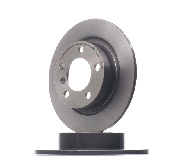 BREMBO 08.B649.11: Disc de frână Ř: 280mm, plin, Ř: 280mm, acoperit (cu un strat protector), cu suruburi COATED DISC LINE