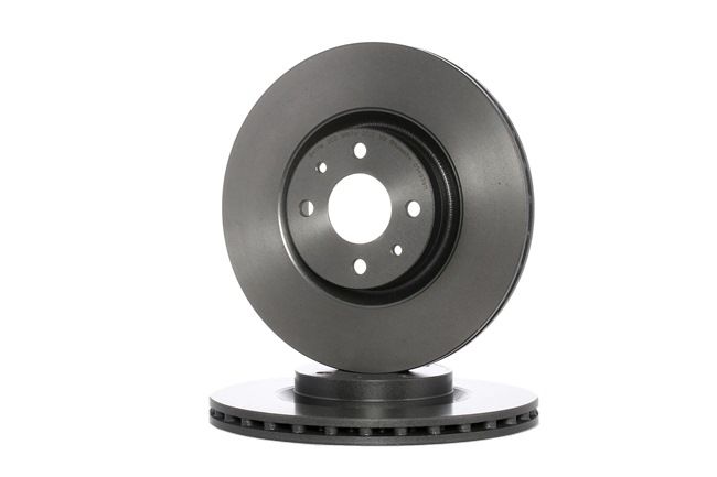 BREMBO 09.4939.11: Disc de frână Ř: 284mm, ventilat interior, Ř: 284mm, acoperit (cu un strat protector), cu suruburi COATED DISC LINE