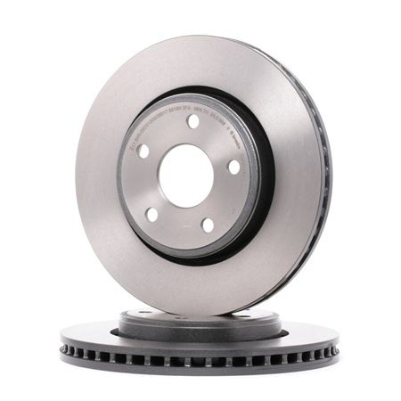 BREMBO 09.5802.21: Disc de frână Ř: 259mm, ventilat interior, Ř: 259mm, acoperit (cu un strat protector), cu suruburi COATED DISC LINE