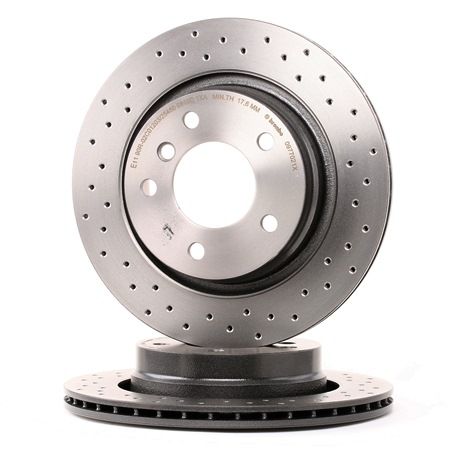 BREMBO 09.7702.1X: Disco de freno Ø: 294mm, perforado/ventil. int., Ø: 294mm, revestido, con tornillos XTRA LINE