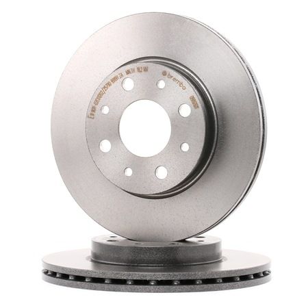 BREMBO 09.8616.11: Piduriketas Ø: 240mm, sisemine õhutus, Ø: 240mm, kaetud, koos kruvidega COATED DISC LINE