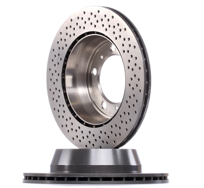 BREMBO 09.8998.11: Disco de freno Ø: 299mm, perforado/ventil. int., Ø: 299mm, revestido, con tornillos COATED DISC LINE