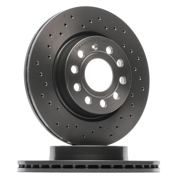 BREMBO 09.9167.1X: Piduriketas Ø: 280mm, augustatud/sise, Ø: 280mm, kaetud, koos kruvidega XTRA LINE