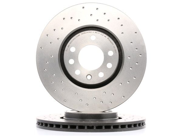 BREMBO 09.9369.1X: Féktárcsa Ø: 308mm, iyuggatott/belső hűtésű, Ø: 308mm, bevonatolt XTRA LINE