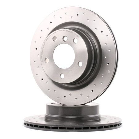 BREMBO 09.9793.1X: Stabdžių diskas Ø: 300mm, perforuota / su vidinis ventiliavimu, Ø: 300mm, padengta, su varžtais XTRA LINE