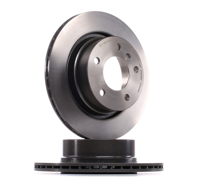 BREMBO 09.9869.81: Disc de frână Ř: 294mm, ventilat interior, Ř: 294mm, acoperit (cu un strat protector), cu suruburi COATED DISC LINE