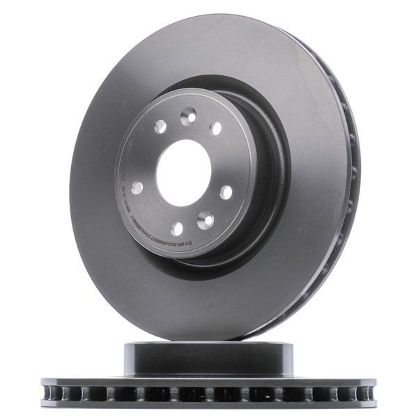 BREMBO 09.A752.11: Disque de frein Ø: 340mm, ventilé de l'intérieur, Ø: 340mm, revêtu, avec vis/boulons COATED DISC LINE